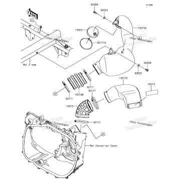 AIR CLEANER-BELT CONVERTER