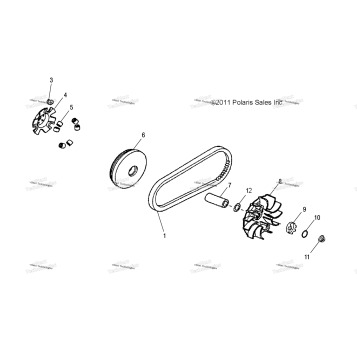 DRIVE TRAIN, PRIMARY CLUTCH