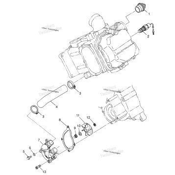 WATER PUMP XPLORER 500
