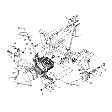 ENGINE MOUNTING TRAIL BLAZER