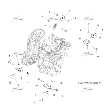 ENGINE, MOUNTING