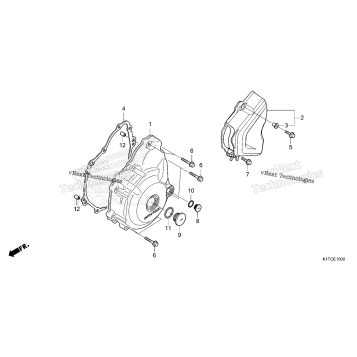 LEFT CRANKCASE COVER