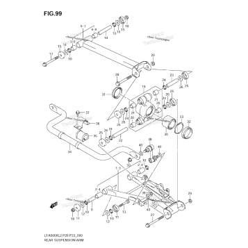 REAR SUSPENSION ARM (LT-A500XZ E33)