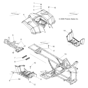 CAB, REAR, FRAME, & FOOTWELLS