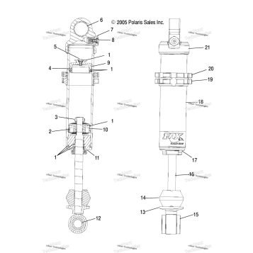 SHOCK, FRONT TRACK (4997359735C11)