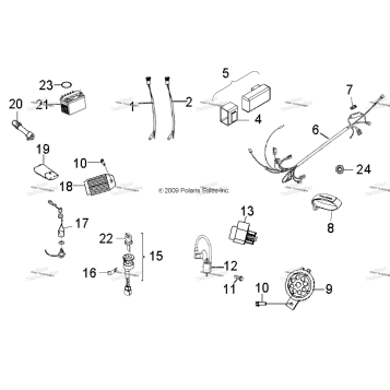ELECTRICAL, SWITCHES, HARNESS & INDICATORS