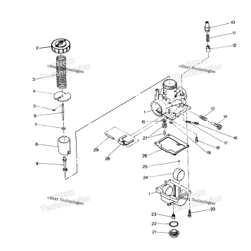CARBURETOR ASSEMBLY BIG BOSS 4X6