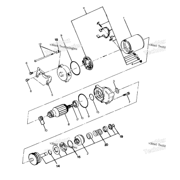 STARTING MOTOR ASSEMBLY 250 4X4 UPDATE