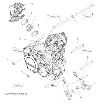 ENGINE, MOUNTING