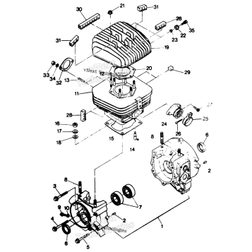 CRANKCASE & CYLINDER ASSEMBLY