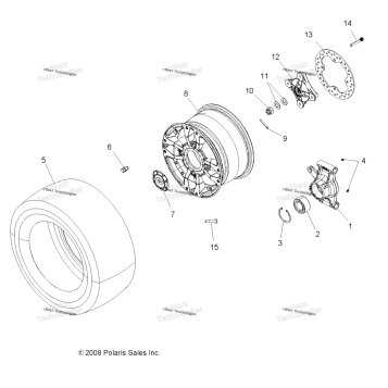 WHEELS, REAR & HUB