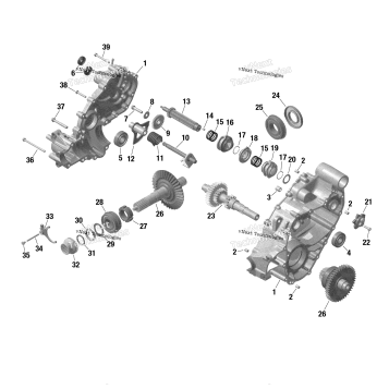 ROTAX - GEAR BOX 1 - 420686565 - NORTH EDITION