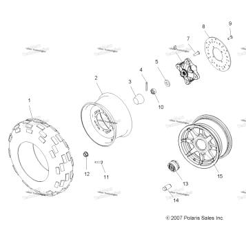 WHEELS, FRONT