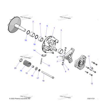 DRIVE TRAIN, PRIMARY CLUTCH