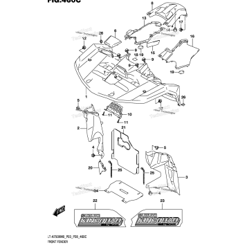 FRONT FENDER (LT-A750XM0 P33)