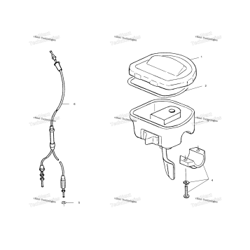 CONTROLS THROTTLE ASM./CABLE