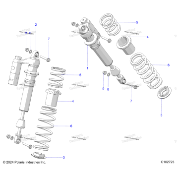 SUSPENSION, SHOCK, FRONT