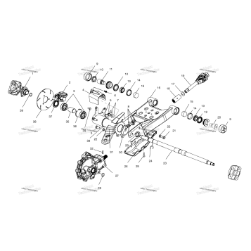 SWING ARM/REAR GEARCASE MOUNTING A01CB32AA