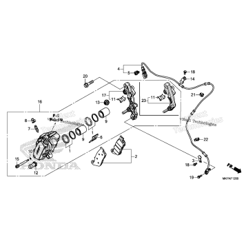 FRONT BRAKE CALIPER (1)