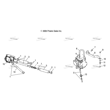 CARBURETOR MOUNTING & FUEL PUMP/LINES /AD/AF