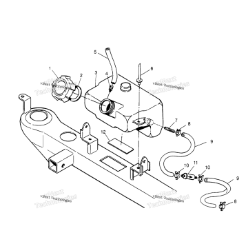 OIL TANK ASSEMBLY TRAIL BLAZER