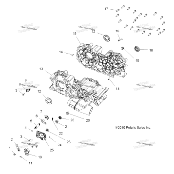 DRIVE TRAIN, MAIN GEARCASE