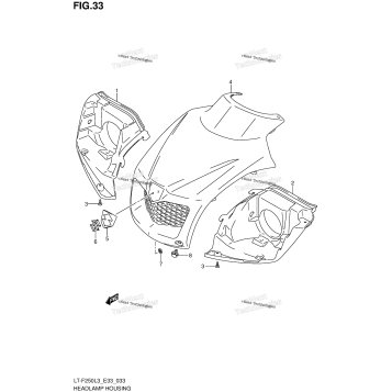 HEADLAMP HOUSING