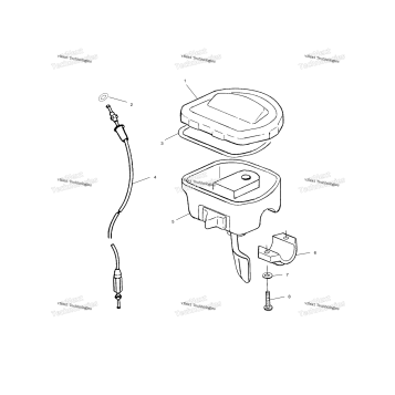CONTROLS THROTTLE ASM./CABLE
