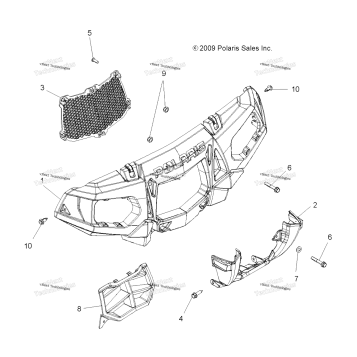 BODY, FRONT BUMPER & MOUNTING