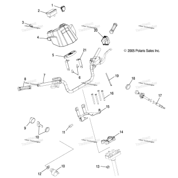 HANDLEBAR & CONTROLS /LD27FB