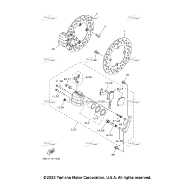 FRONT BRAKE CALIPER