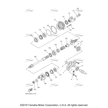 MIDDLE DRIVE GEAR