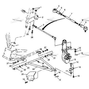 AARM/STRUT MOUNTING SCRAMBLER 400L