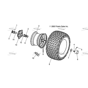 FRONT WHEEL A02EA09CA/CB/CC