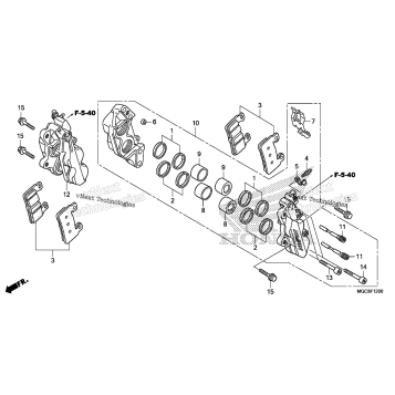 FRONT BRAKE CALIPER (1)