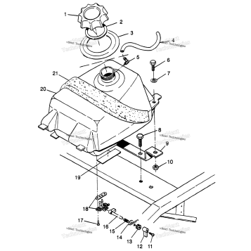 FUEL TANK SCRAMBLER 400L