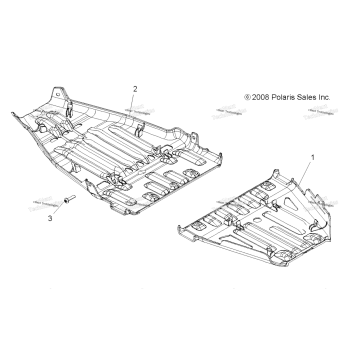BODY, SKID PLATES