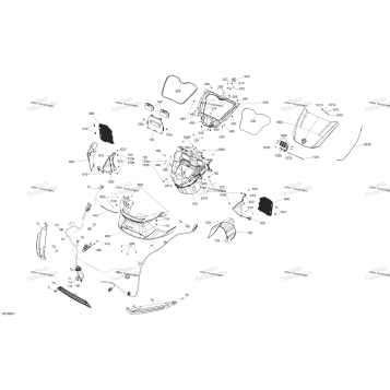 BODY - FRONT STORAGE TRAY