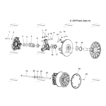 DRIVE TRAIN, PRIMARY CLUTCH