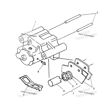 REAR BRAKE ASSEMBLY 6X6 300