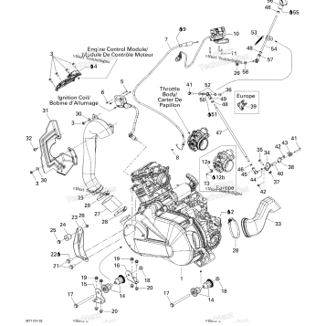 ENGINE AND ENGINE SUPPORT