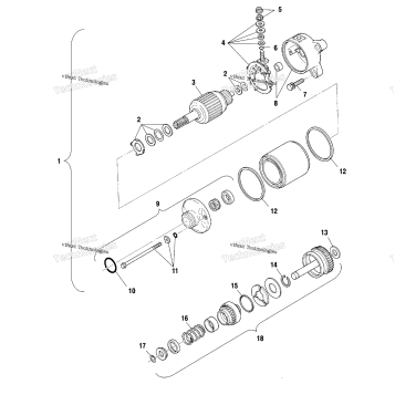 STARTING MOTOR A02CD50AA/AB/FB