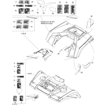 FENDER AND CENTRAL PANEL KIT
