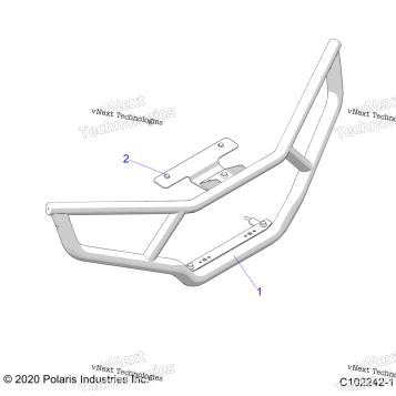BODY, FRONT BRUSH GUARD A23S6E57FK