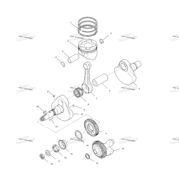 CRANKSHAFT & PISTON