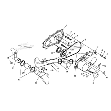 CLUTCH COVER ASSEMBLY 2X4 300