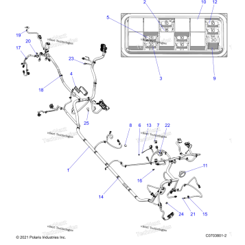 ELECTRICAL, WIRE HARNESSES, CHASSIS