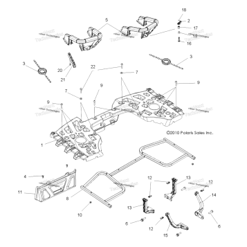 BODY, REAR RACK ASM