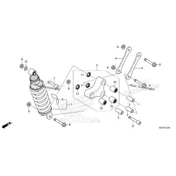 REAR SHOCK ABSORBER