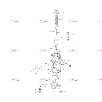 CARBURETOR A02BA25CA/CB/CD